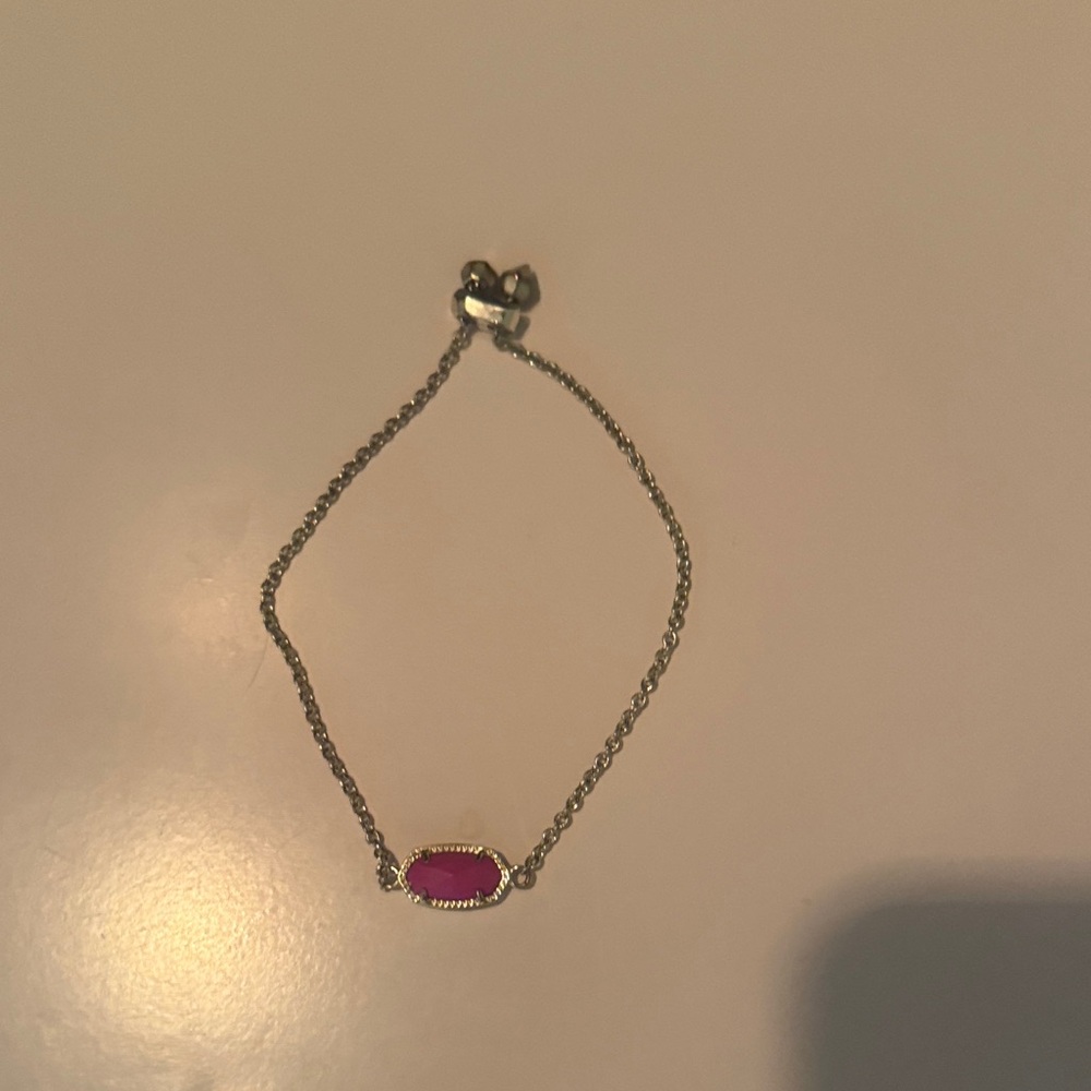 Kendra Scott Elaina gold and Pink Bracelet